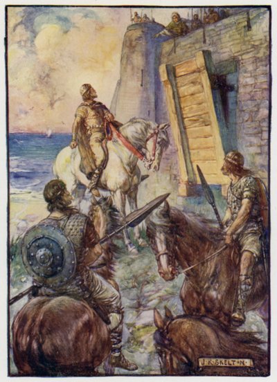 Ser du det lille seilet ut på havet? Der borte er Macduff av J. R. Skelton