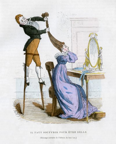 Det er nødvendig å lide for å være vakker, 1882-1884 av J Rocault