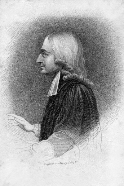 John Wesley, metodistleder, 1800-tallet. av J. Rogers