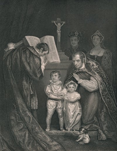 Ekteskapet til Richard Duke of York. Bror til Edward V., 1478, 1821, midten av 1800-tallet. av J. Rogers
