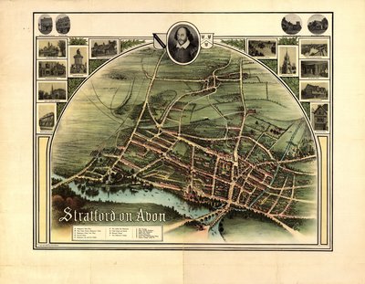 Stratford på Avon. av J. Ross Brown