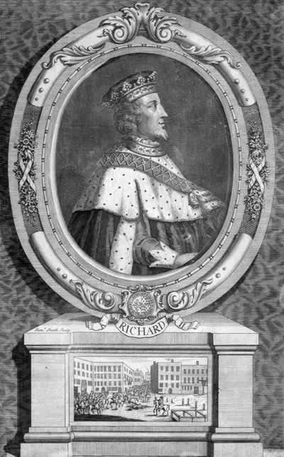 Richard II, konge av England. av J. Smith