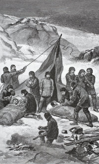 The Rescue, 23. juni 1884, pub. London 1886 av J. Steeple Davis