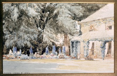 Darwins hus, quot;Down House, Kentquot; av J. Wedgwood