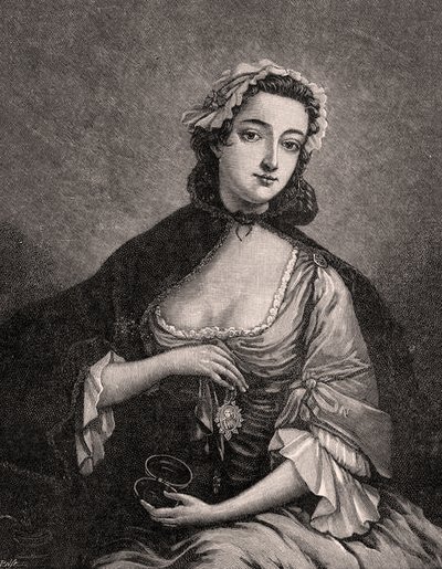 Portrett av Flora Macdonald (1722-90) av J after Markluin