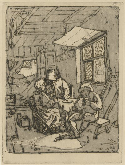 Farmhouse interiør (andre versjon) av Jabes Heenck