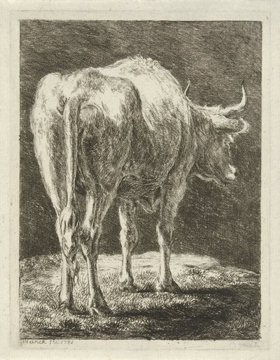 Ku i et landskap av Jabes Heenck