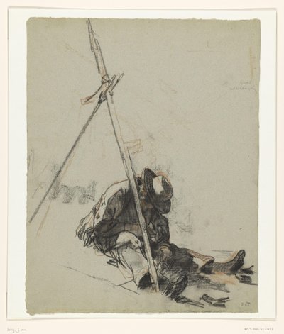 En klipper av Jac van Looij (signed by artist)