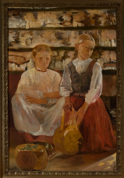 To jenter med en krukke av Jacek Malczewski