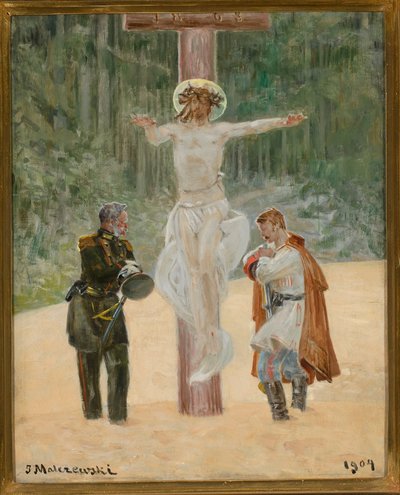 Forsoning (Symbolsk scene fra oppstanden i 1863) av Jacek Malczewski