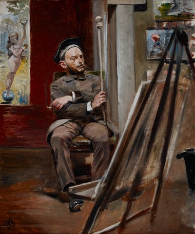 Portrett av Stanisław Tondos, ca. 1902 (olje på lerret) av Jacek Malczewski