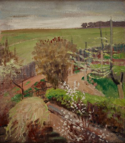 Vårlandskap fra landsbygda av Jacek Malczewski