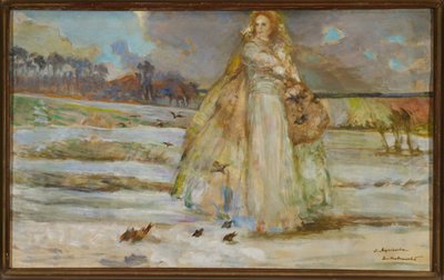 Den hellige Agnes av Jacek Malczewski