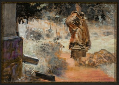 Den forgiftede brønnen, skisse av Jacek Malczewski
