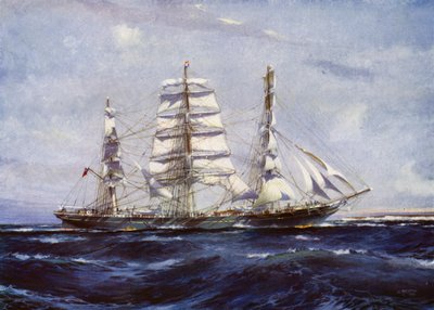 Clipper-skip: Samuel Plimsoll (litho-farge) av Jack (after) Spurling