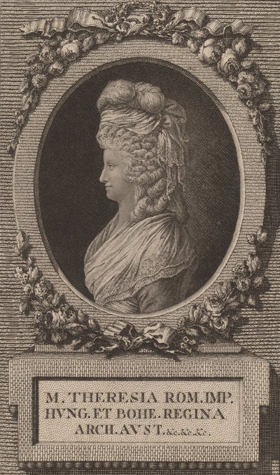 Marie-Thérèse, den hellige romerske keiserinne. av Jacob Adam