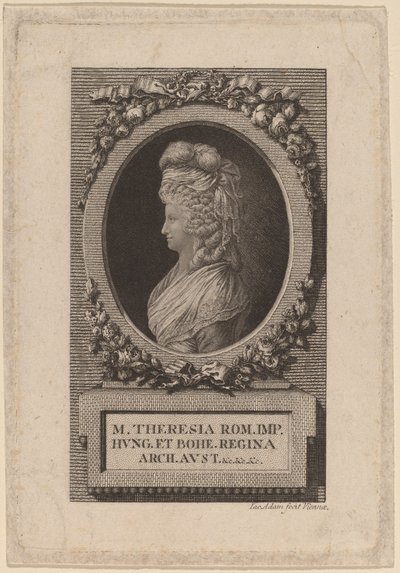 Marie-Thérèse, den hellige romerske keiserinne av Jacob Adam