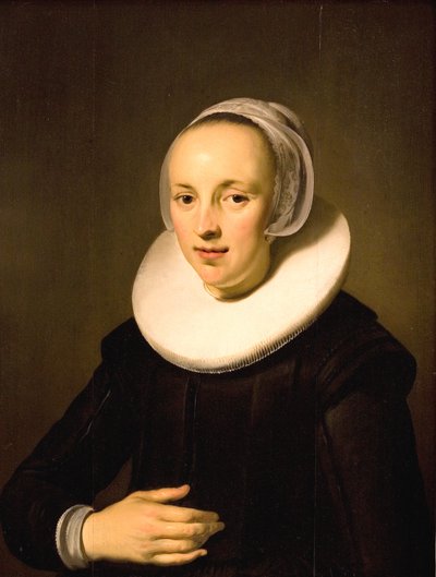 Portrett av en dame av Jacob Adriaensz Backer
