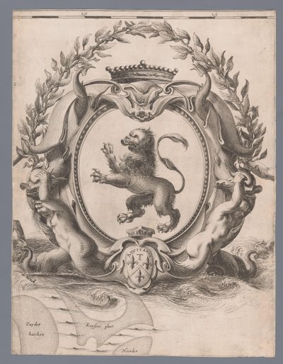 Kart over fylket Holland og Utrecht (plate 2) av Jacob Aertsz. Colom (I)