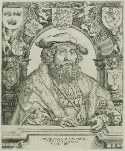 Kong Christian II av Danmark av Jacob Binck
