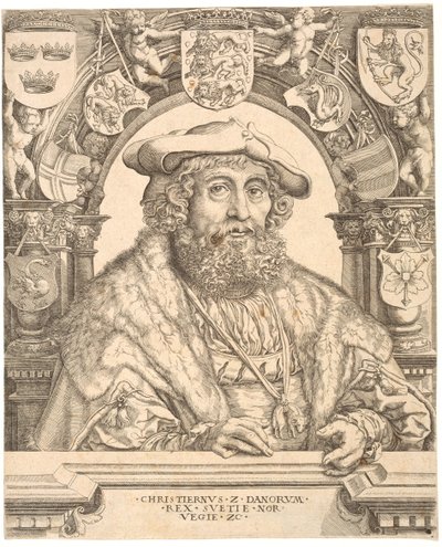 Kong Christian II av Danmark av Jacob Binck