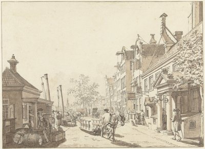 Rokin, sett mot Munt av Jacob  Cats