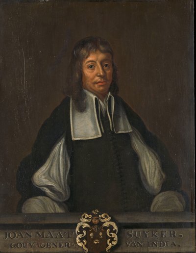 Portrett av Joan Maetsuyker, generalguvernør i Nederlandsk Øst-India av Jacob Coeman (copy after)