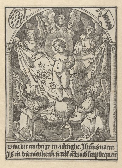 Bønnekort for Jesu brorskap av Jacob Cornelisz van Oostsanen