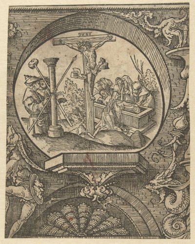 Kristi korsfestelse og gravlegging The Creed (serietittel) av Jacob Cornelisz van Oostsanen