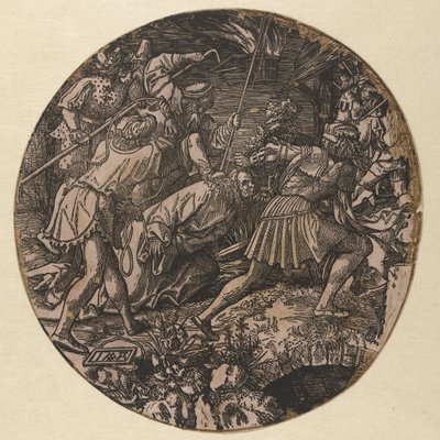 Kristi fangenskap The Round Passion (serietittel) av Jacob Cornelisz van Oostsanen