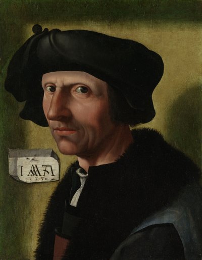 Portrett av Jacob Cornelisz van Oostsanen, ca. 1533 av Jacob Cornelisz van Oostsanen