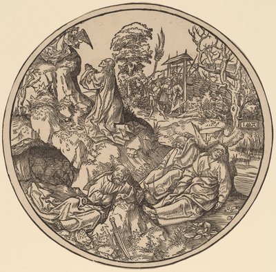 Kvalen i hagen av Jacob Cornelisz van Oostsanen