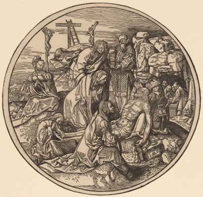 Klagesangen og gravleggingen av Jacob Cornelisz van Oostsanen