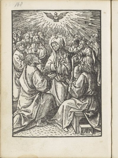 Den Hellige Ånds utgytelse The Little Passion (serietittel) av Jacob Cornelisz van Oostsanen