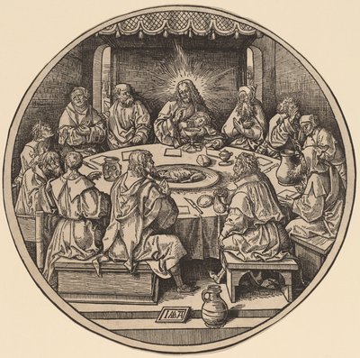 Det siste måltid av Jacob Cornelisz van Oostsanen after Albrecht Dürer