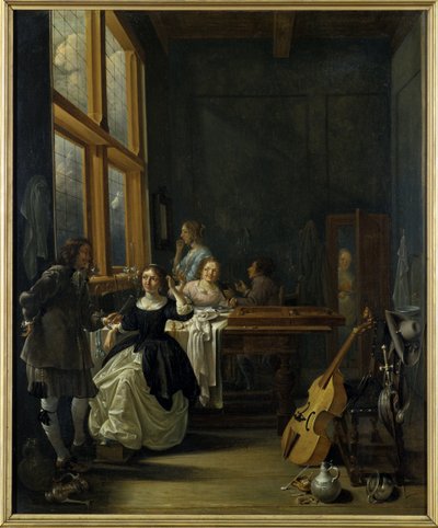 Etter frokost, 1601-50 av Jacob Duck