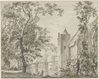 Slottet de Haar nær Utrecht av Jacob Elias van Varelen