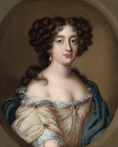 Portrett av en dame tradisjonelt identifisert som Ortensia Mancini av Jacob Ferdinand Voet