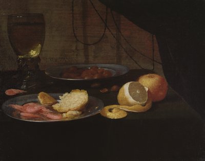 Stilleben med sitron av Jacob  Foppens van Es