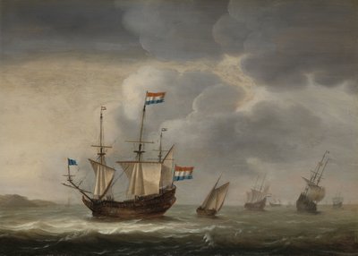 Sender utenfor kysten av Jacob Gerritz Loef