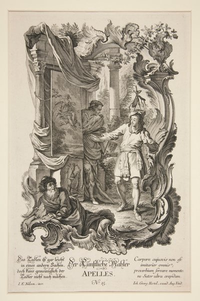 Den kunstneriske Mahler, Apelles av Jacob Gottlieb Thelot