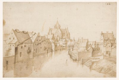 Vår Frue-over-Dijle-kirken, i Mechelen av Jacob Grimmer (possibly)