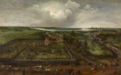 Landsby ved Schelde av Jacob Grimmer