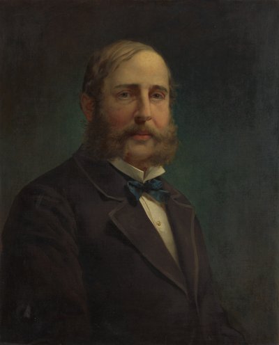 Selvportrett, 1870-80. av Jacob Hart Lazarus