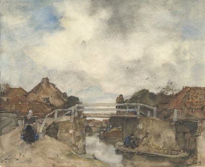 Dutch Canal, Rijswijk, andre halvdel av 1800-tallet. av Jacob Henricus Maris