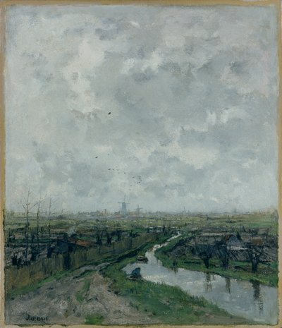 Salathage nær Haag, ca. 1878 av Jacob Henricus or Hendricus Maris