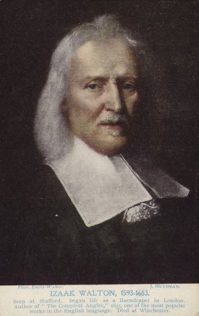 Izaak Walton (1593-1683), English writer  av Jacob Huysmans