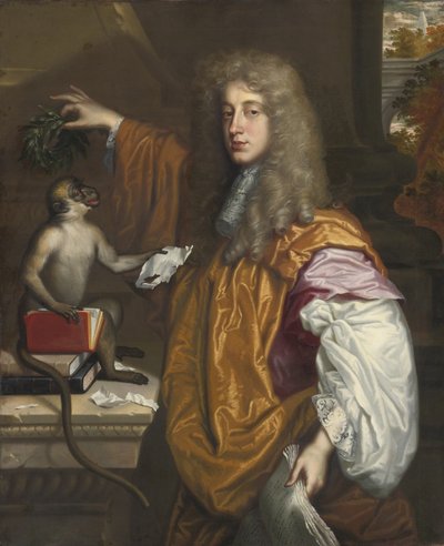 Portrett av John Wilmot, 2. jarl av Rochester 1647-1680 av Jacob Huysmans