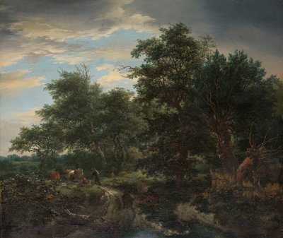 Skogscene av Jacob van Ruisdael