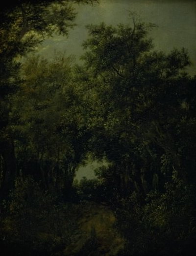 Vei i eikeskog av Jacob van Ruisdael